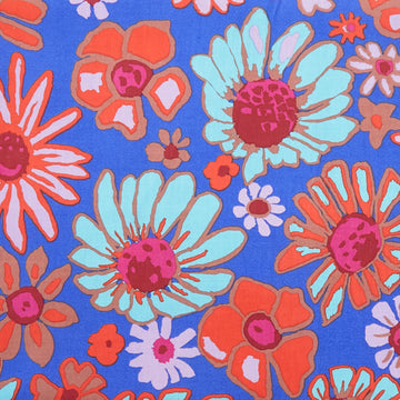 Kaffe Fassett - August 2024 Bloomers Cobalt 3 Yard Cut
