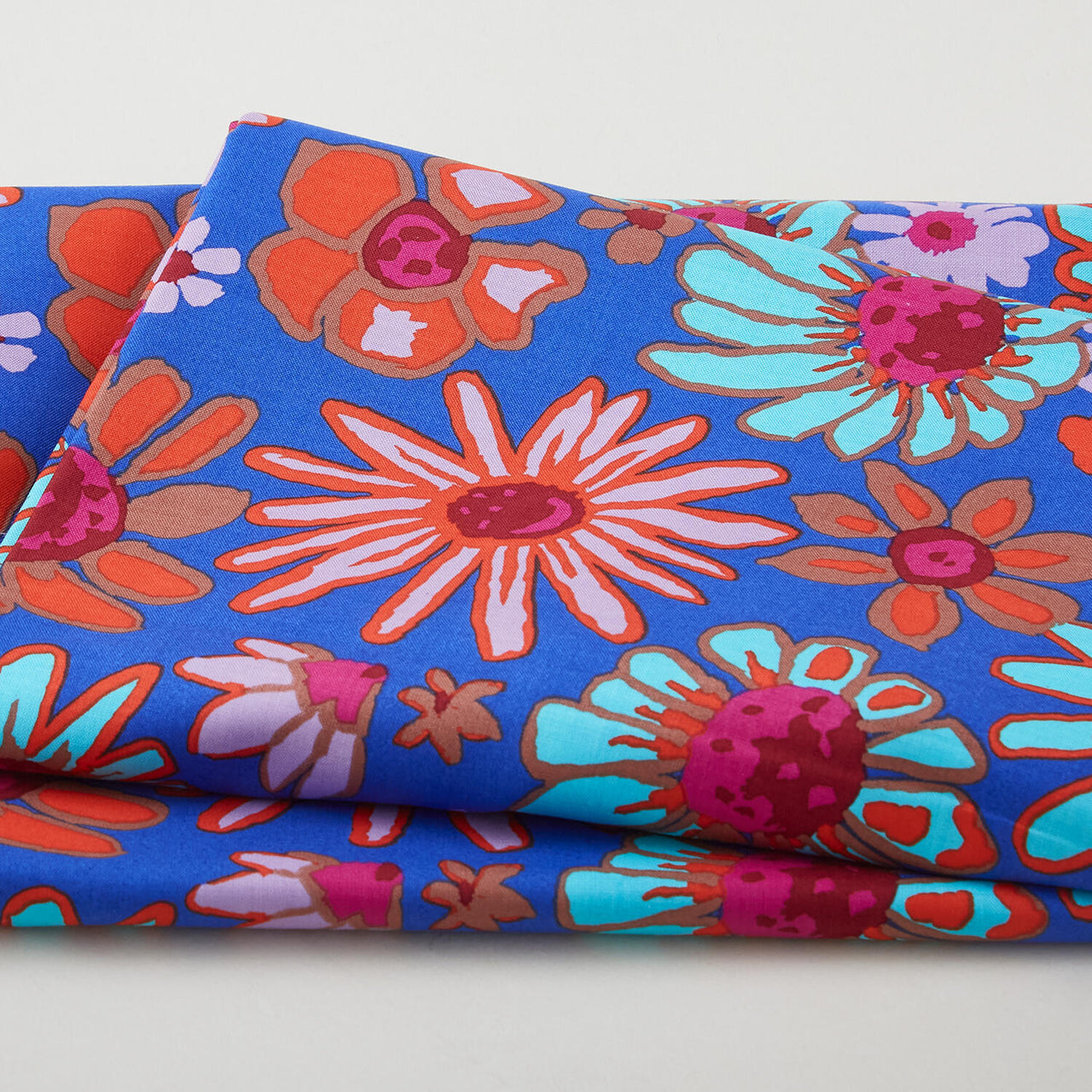 Kaffe Fassett - August 2024 Bloomers Cobalt 3 Yard Cut