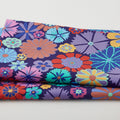 Kaffe Fassett Collective - August 2024 Folk Flower Purple 2 Yard Cut