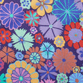 Kaffe Fassett Collective - August 2024 Folk Flower Purple 2 Yard Cut