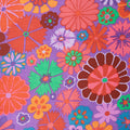 Kaffe Fassett Collective - August 2024 Folk Flower Red 2 Yard Cut