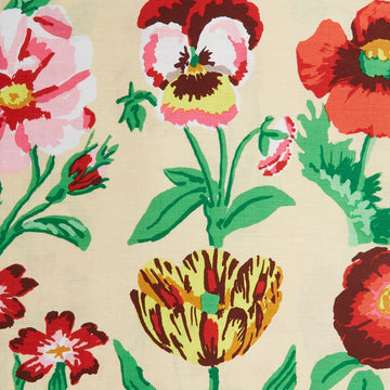 Kaffe Fassett Collective - February 2025 Flower Studies Ecru 2 Yard Cut