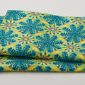Flower Dance - Gazania Turquoise 2 Yard Cut