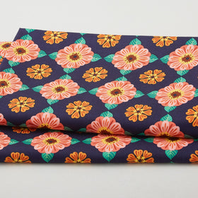 Flower Dance - SM Zinnia Multi 2 Yard Cut