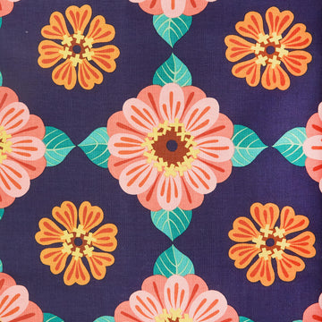 Flower Dance - Zinnia Multi 2 Yard Cut
