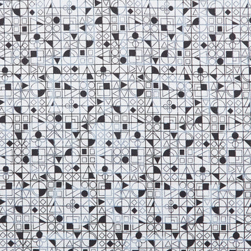 Black and White Musical - Sonata White 2 Yard Cut