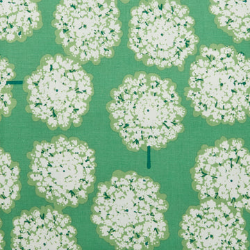 Nation of Flowers - Queen Annes Lace Green 2 Yard Cut