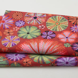 Kaffe Fassett Collective - August 2024 Urchin Red 2 Yard Cut