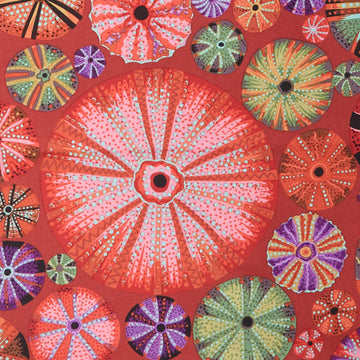 Kaffe Fassett Collective - August 2024 Urchin Red 2 Yard Cut