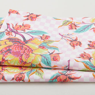 Untamed - Peony for Your Thoughts Moonbeam 2 Yard Cut