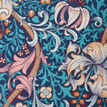 Morris & Co. - Golden Lily 108" Wide Teal 3 Yard Cut