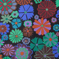 Kaffe Fassett Collective August 2024 - Folk Flower Dark 2 Yard Cut