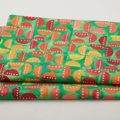 Dragonfly Dance - Pinwheel Party Lime Digitally Printed 2 Yard Cut