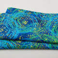 Dragonfly Dance - Swirlygig Blue Digitally Printed 2 Yard Cut