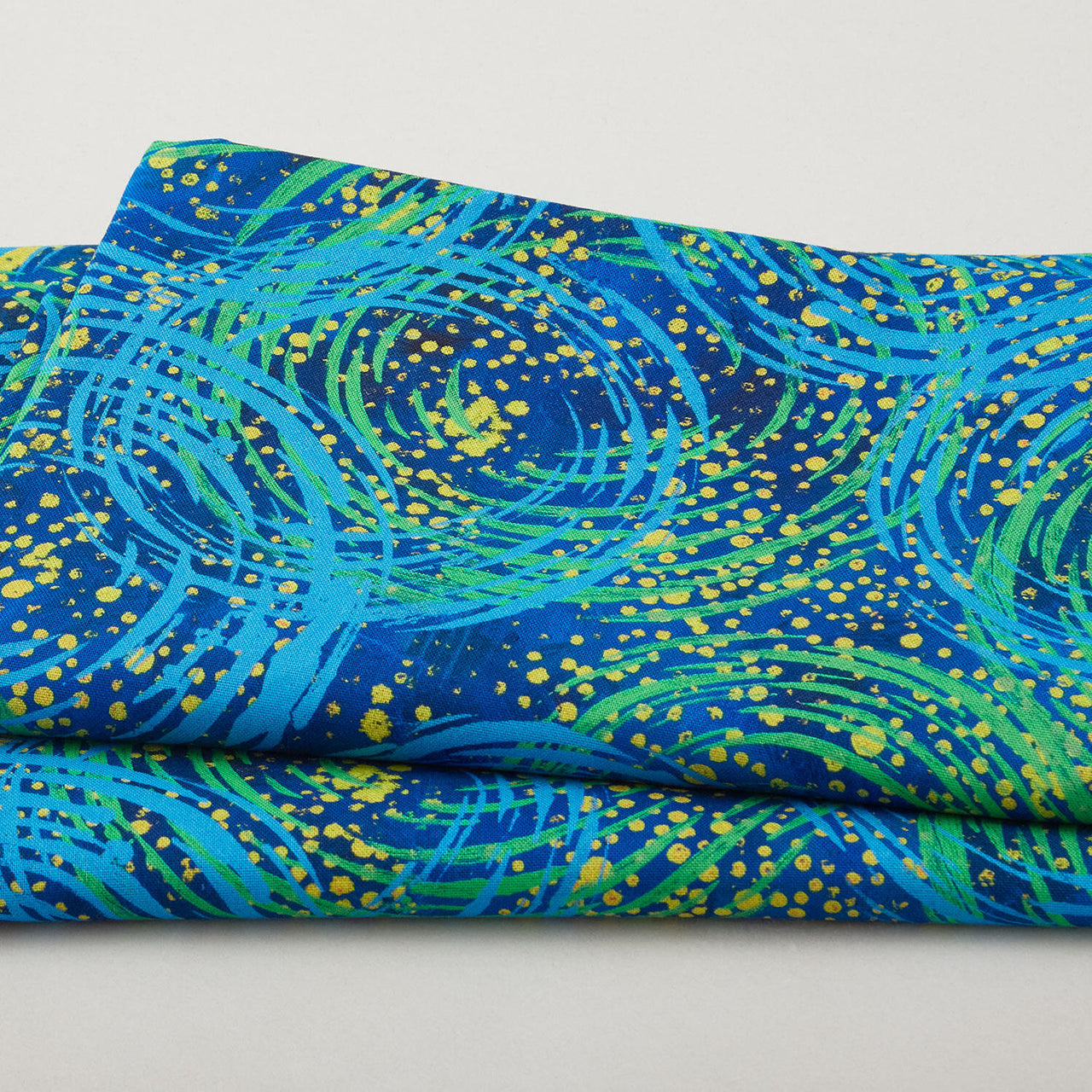 Dragonfly Dance - Swirlygig Blue Digitally Printed 2 Yard Cut