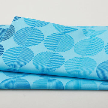 Findings - SM Encircled Indigo Digitally Printed 2 Yard Cut