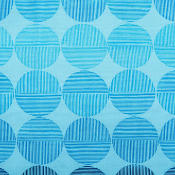 Findings - SM Encircled Indigo Digitally Printed 2 Yard Cut