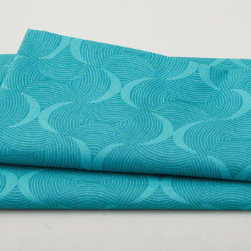 Grace - Mindful Teal Digitally Printed 2 Yard Cut