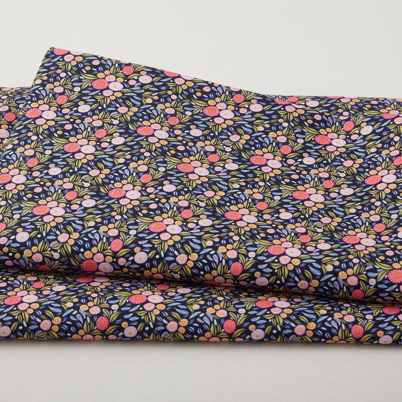 Paradise Bloom - Mini Wildflowers Blueberry Digitally Printed 2 Yard Cut