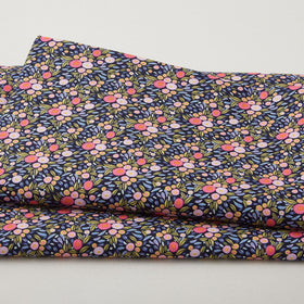 Paradise Bloom - Mini Wildflowers Blueberry Digitally Printed 2 Yard Cut