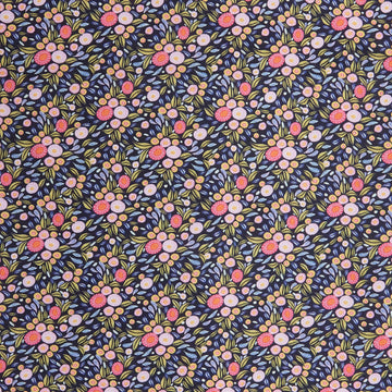 Paradise Bloom - Mini Wildflowers Blueberry Digitally Printed 2 Yard Cut