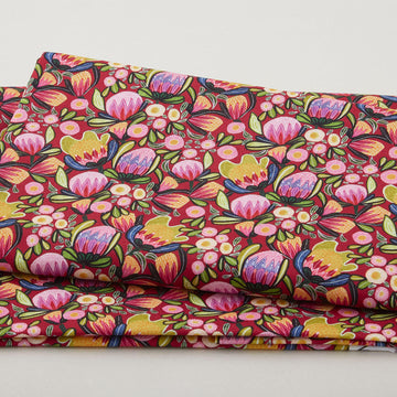 Paradise Bloom - Sugarbush Splendor Garnet Digitally Printed 2 Yard Cut