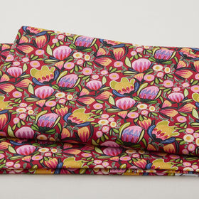Paradise Bloom - Sugarbush Splendor Garnet Digitally Printed 2 Yard Cut