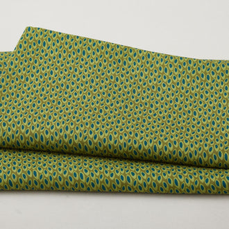 Paradise Bloom - Petite Petals Olive Digitally Printed 2 Yard Cut