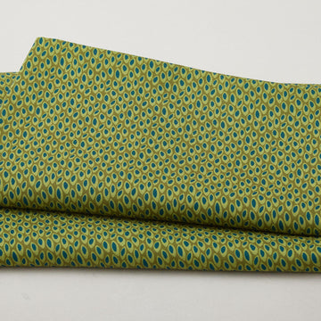 Paradise Bloom - Petite Petals Olive Digitally Printed 2 Yard Cut
