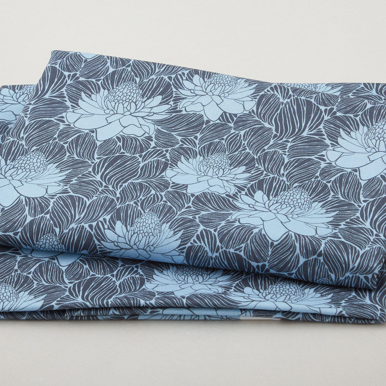 Paradise Bloom - Waratah Grandeur Slate Digitally Printed 2 Yard Cut