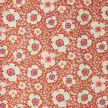 Paradise Bloom - Sun Blossoms Copper Digitally Printed 2 Yard Cut