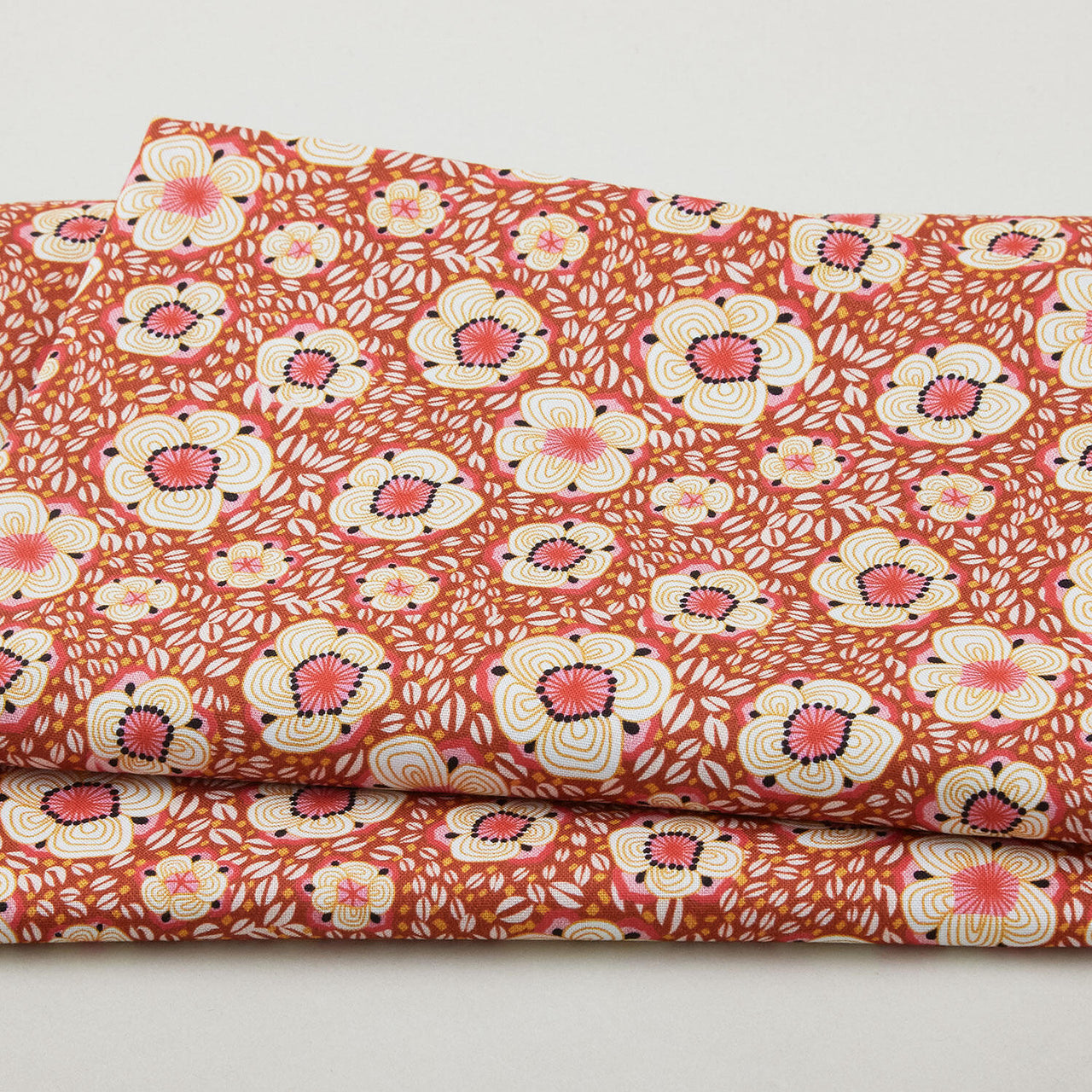Paradise Bloom - Sun Blossoms Copper Digitally Printed 2 Yard Cut
