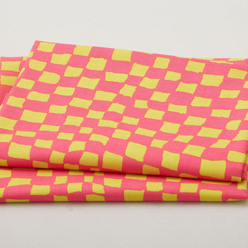 Kaffe Fassett Collective August 2024 - Gameboard Pink 2 Yard Cut