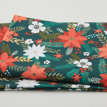 Christmas Spirit - Greenery Love Green 2 Yard Cut