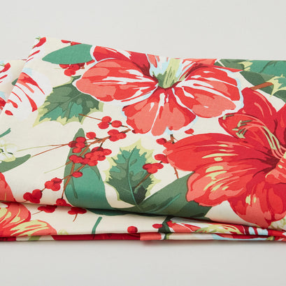 Winterberry - Winter Floral Natural 2 Yard Cut
