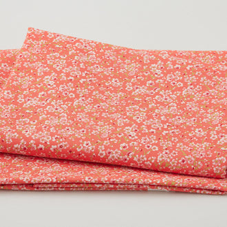 Parterre - Scarlet Blossom Coral 2 Yard Cut