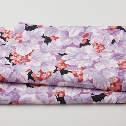 Cottage Garden - Grape Vine Purple 2 Yard Cut
