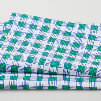 Kaffe Fassett Collective August 2023 - Gingham Green 2 Yard Cut