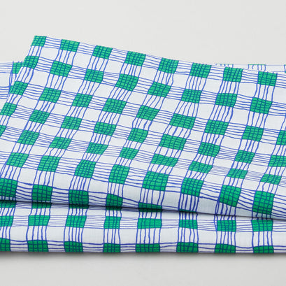 Kaffe Fassett Collective August 2023 - Gingham Green 2 Yard Cut