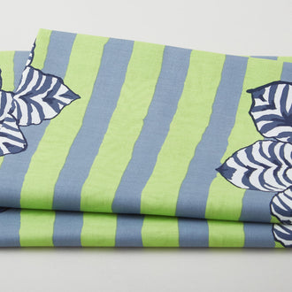 Kaffe Fassett Collective August 2023 - Zebra Lily Green 2 Yard Cut