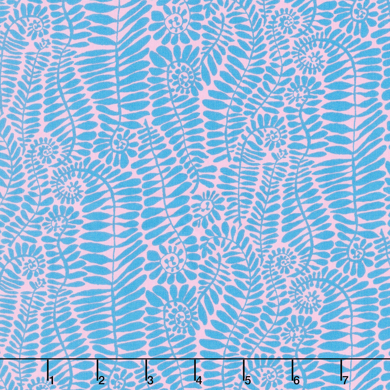 Kaffe Fassett Collective - February 2025 Contrast Colorway SM Fronds Summer Yardage