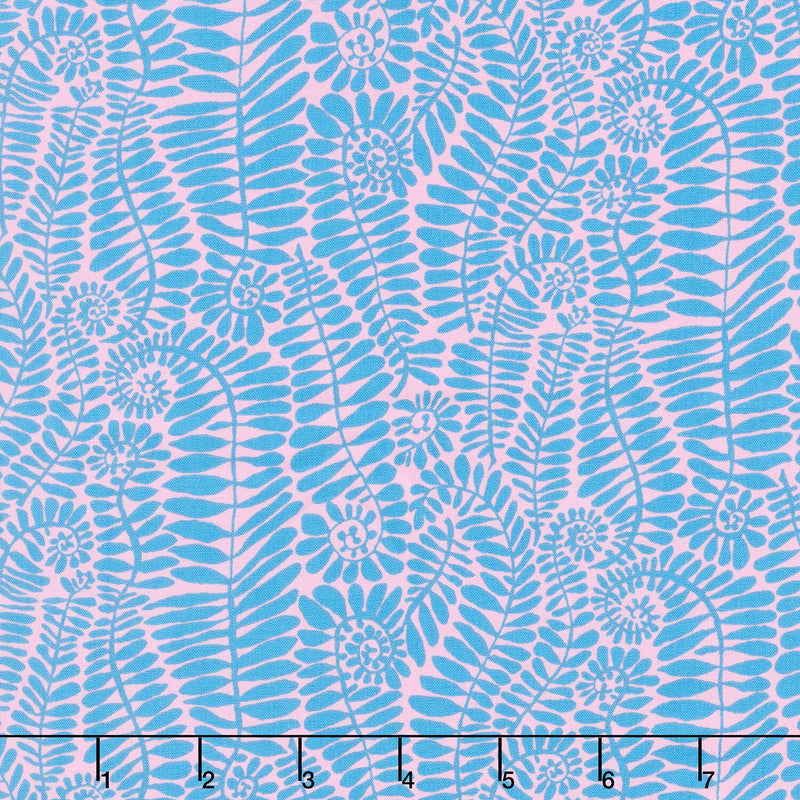 Kaffe Fassett Collective - February 2025 Contrast Colorway SM Fronds Summer Yardage