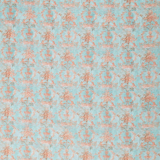 Eclectic Elements - Palette Wallpaper Teal Yardage