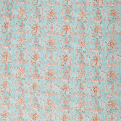 Eclectic Elements - Palette Wallpaper Teal Yardage