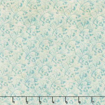 Eclectic Elements - Palette Tiny Print Teal Yardage