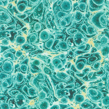 Eclectic Elements - Palette Marble Teal Yardage