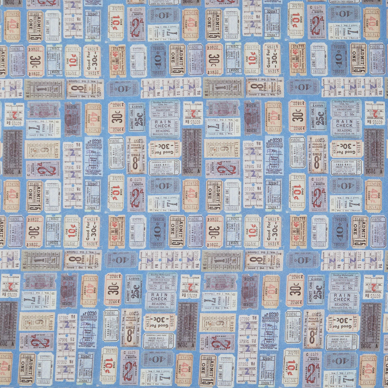 Eclectic Elements - Palette Indigo Tickets Yardage