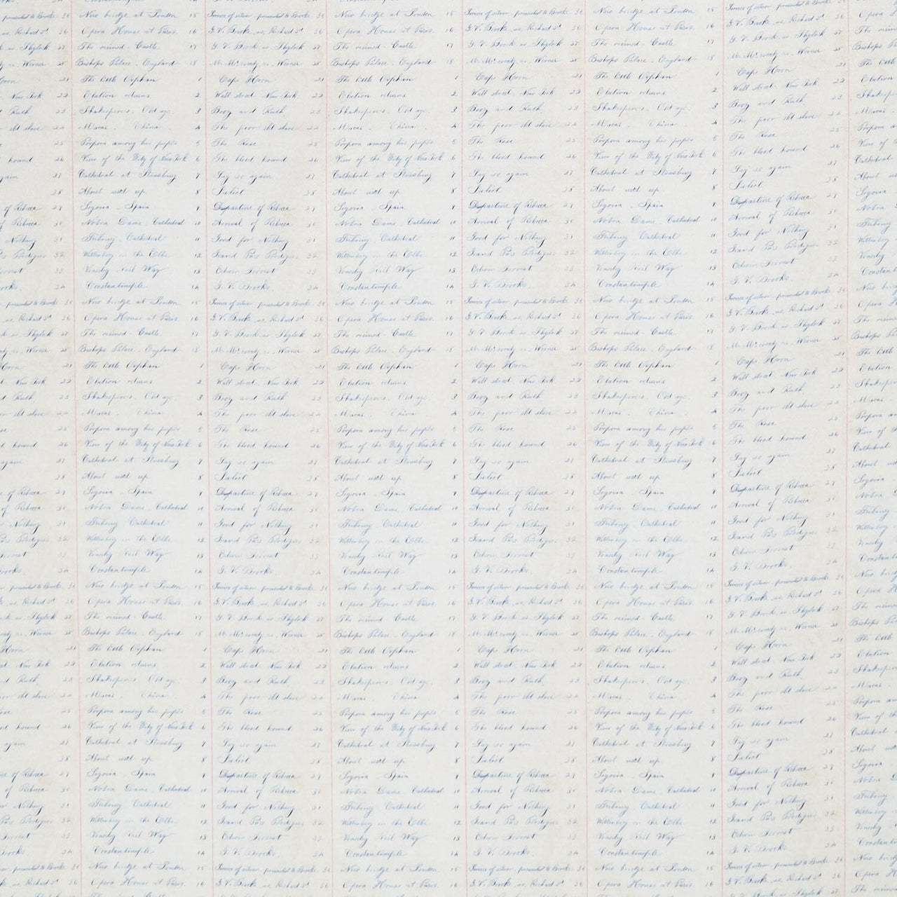 Eclectic Elements - Palette Indigo Ledger Yardage