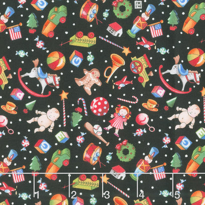 So Much Joy - Santa's Toys Multi Yardage
