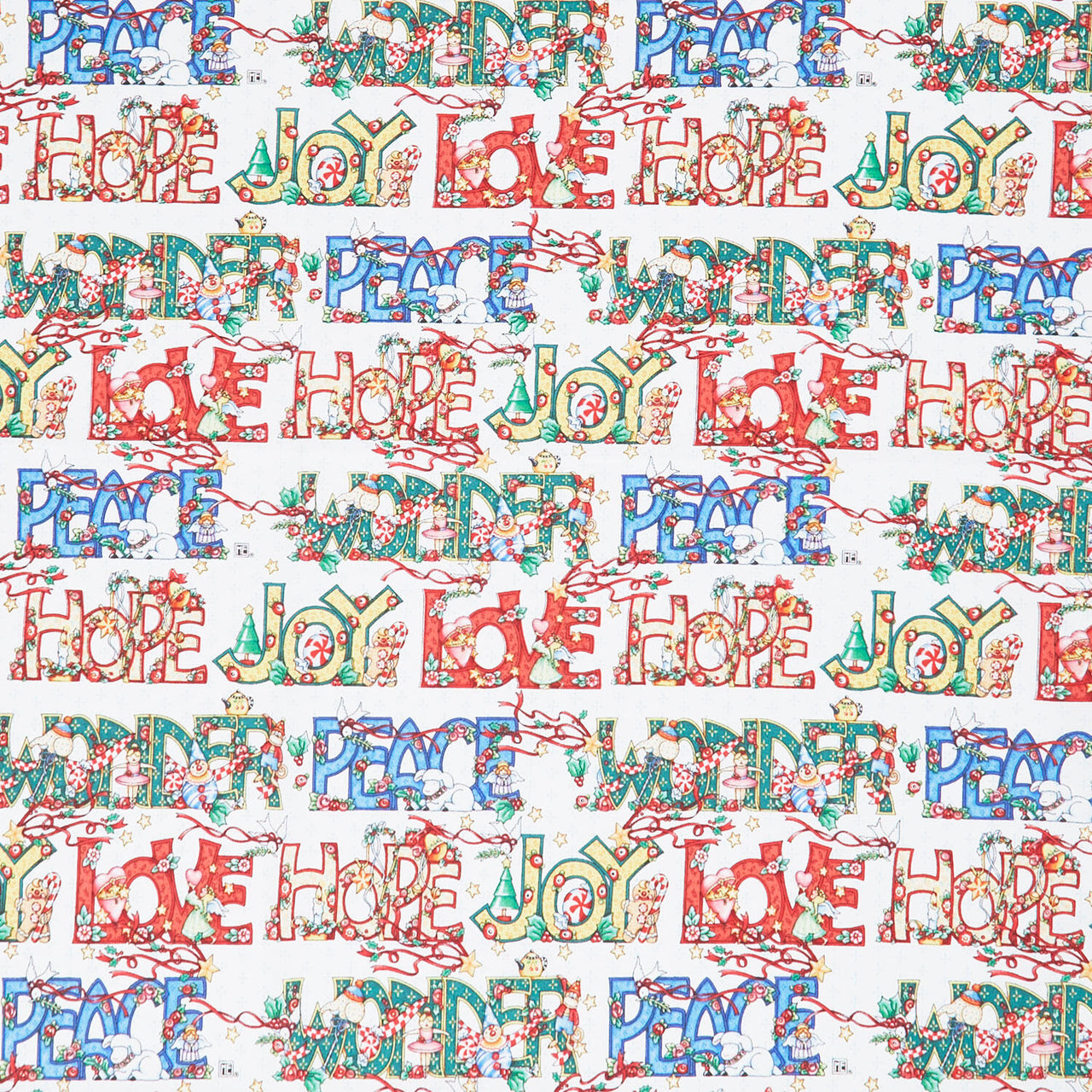 So Much Joy - Words of Christmas Multi Yardage